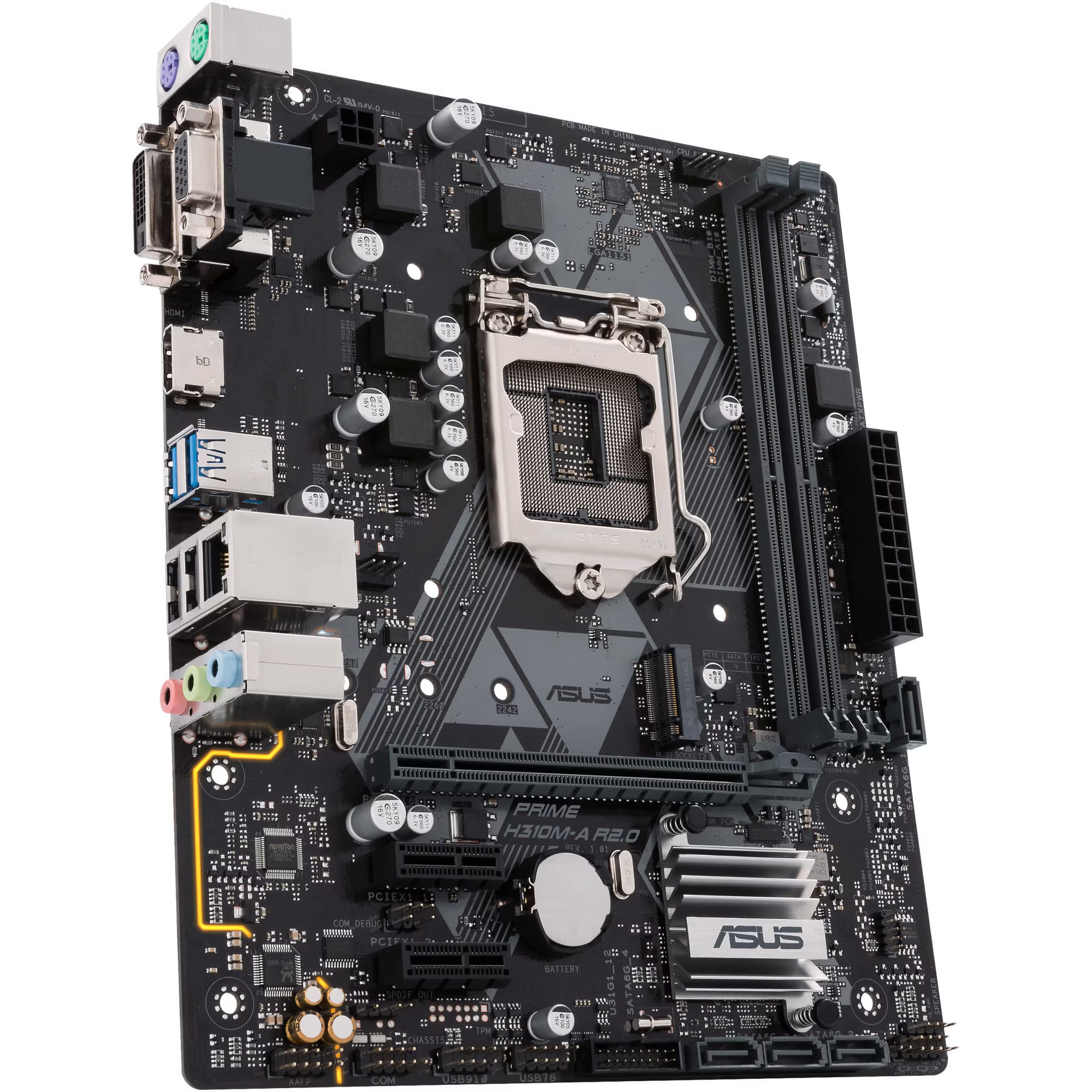 Placa de Baza ASUS H310M-A R2, Socket 1151, Suporta Procesoare Intel Core Gen 8 si Gen 9 - imaginea 4